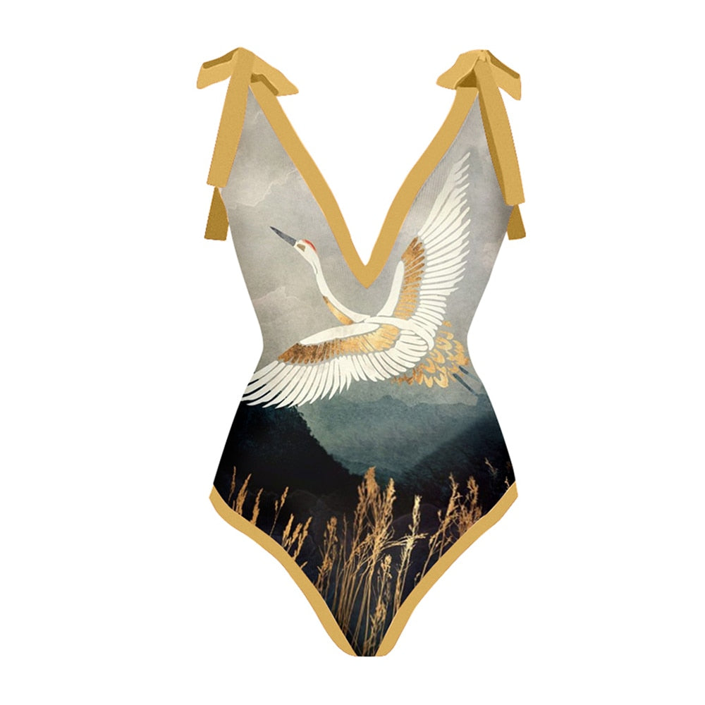‘Lady of Leisure’ Swimsuit & Beach Skirt