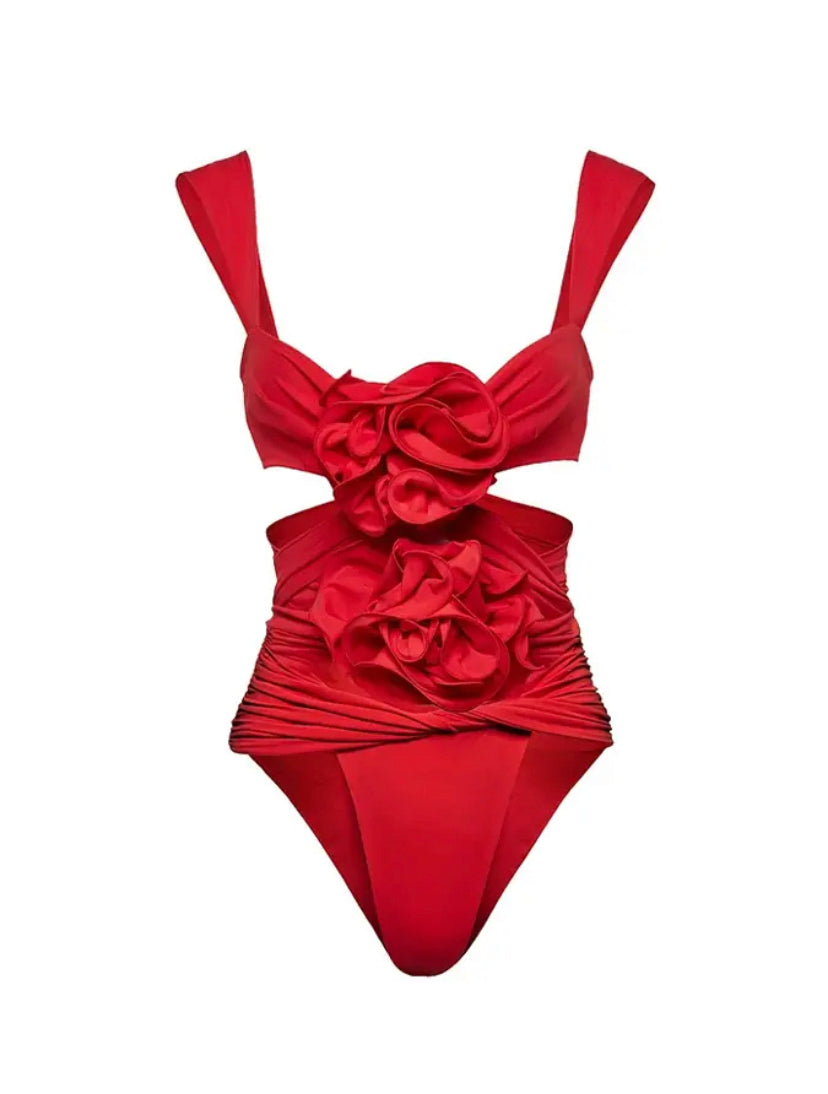 ‘French Fantasy’ Swimsuit & Skirt