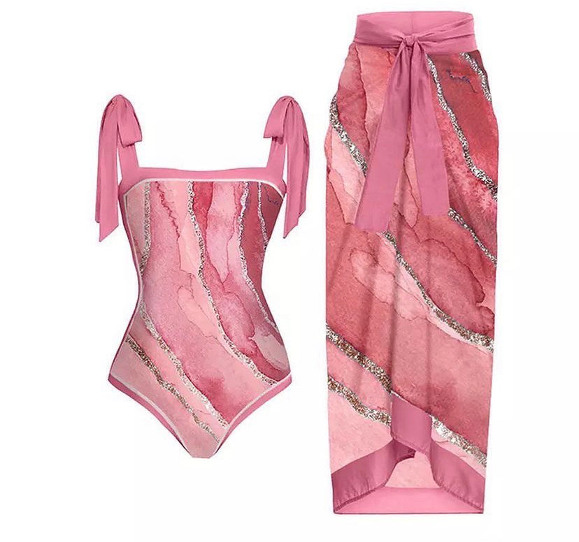 ‘Island Girl’ Swimsuit & Beach Skirt