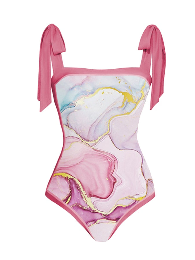 ‘Sophisticated Señorita’ Swimsuit & Beach Skirt