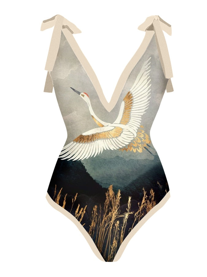 ‘Lady of Leisure’ Swimsuit & Beach Skirt