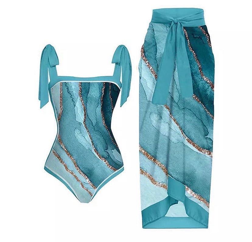 ‘Island Girl’ Swimsuit & Beach Skirt
