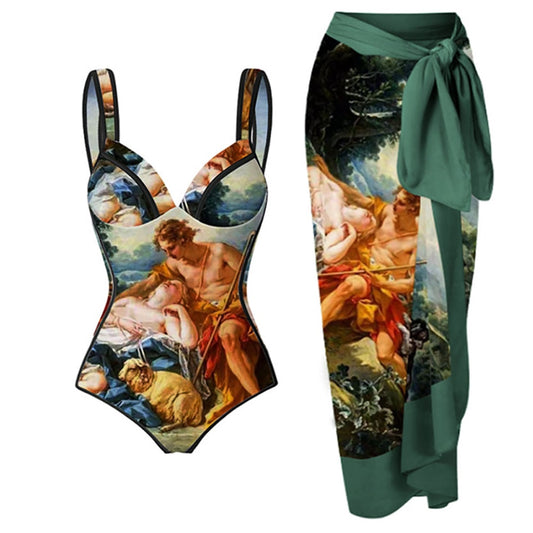 ‘Aphrodite’ Swimsuit & Beach Skirt
